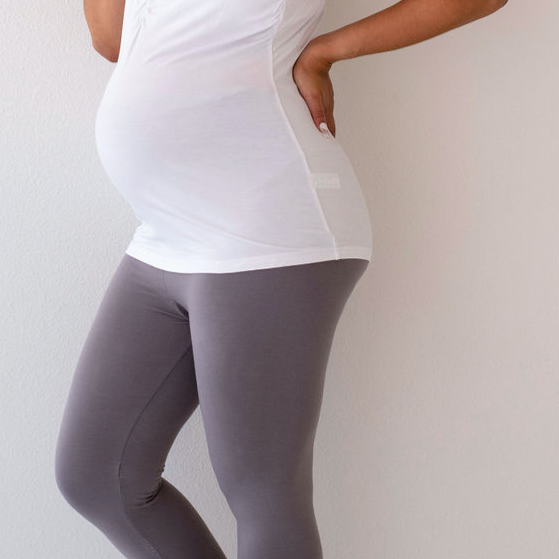 Ultimate Lounge Maternity Legging 2pk Bundle (Black-Grey)