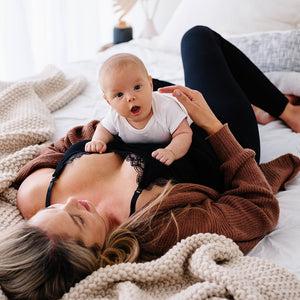 tummy time baby oh la lari black cami