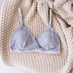 grey nursing bralette by oh la lari