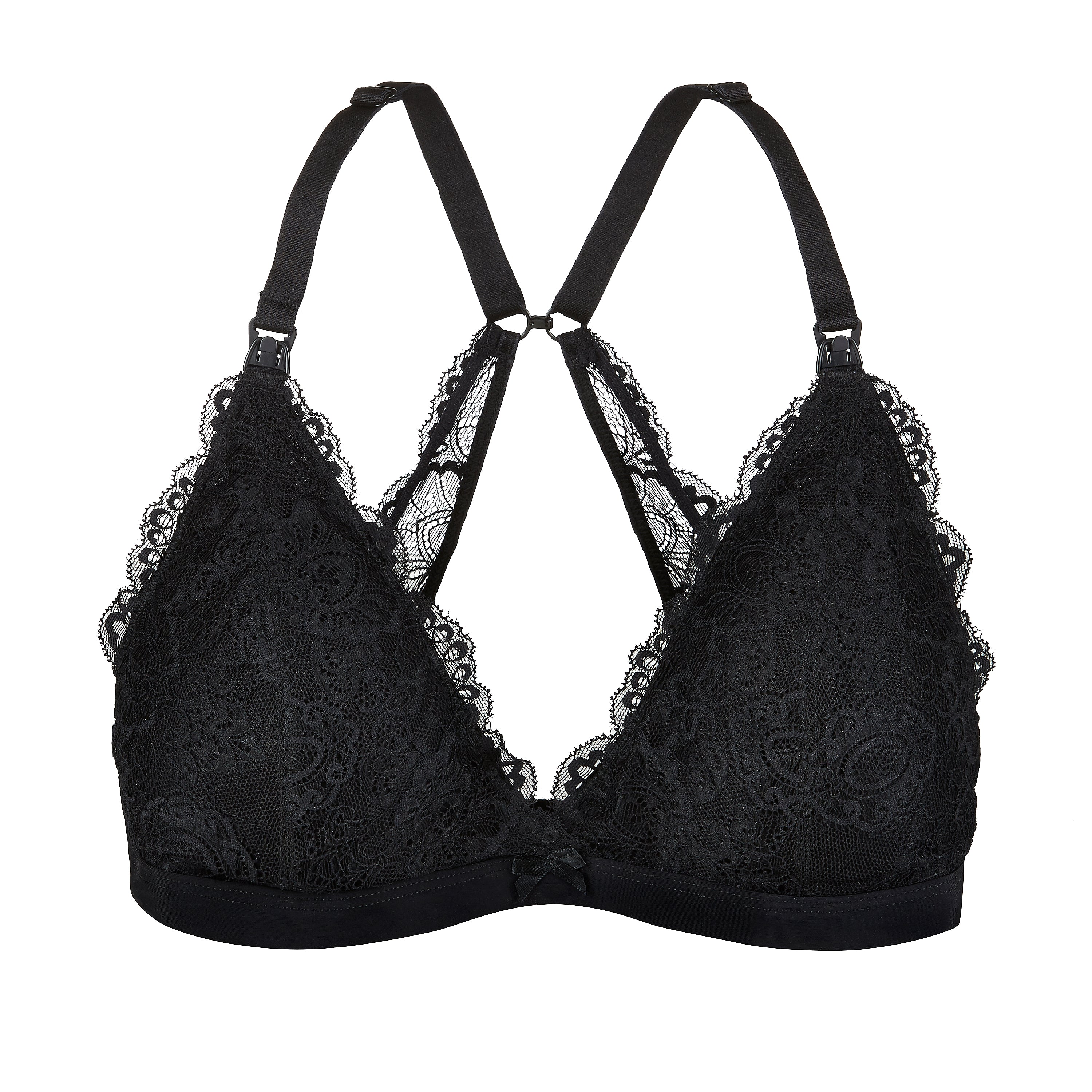 Nursing Bralette 2.0 Bundle (Black-Nude)