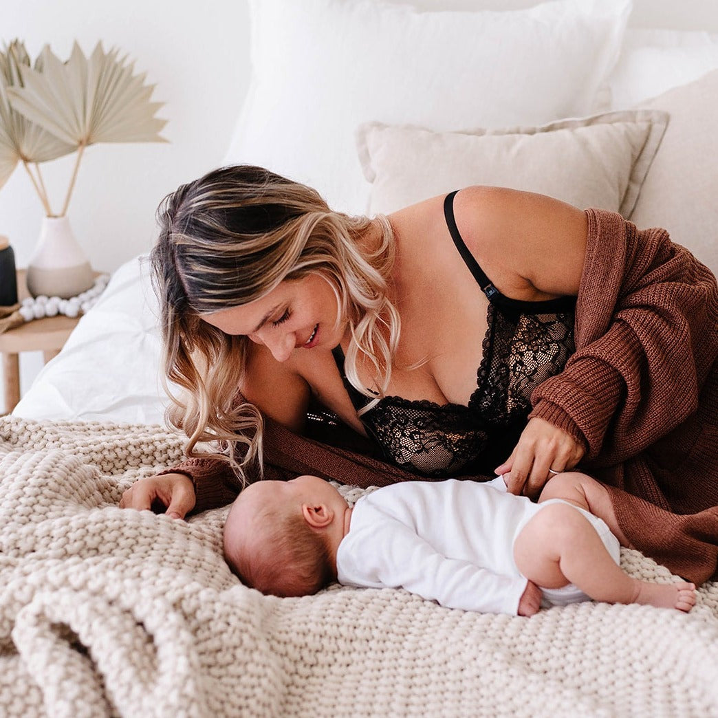 ooh la la nursing bralette bra sexy supportive breastfeeding